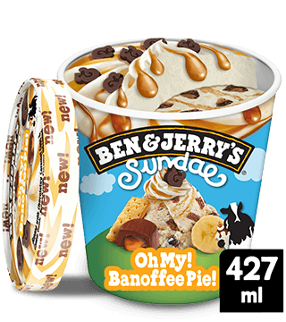 Ben & Jerry`s Oh My! Banoffee Pie! Sundae