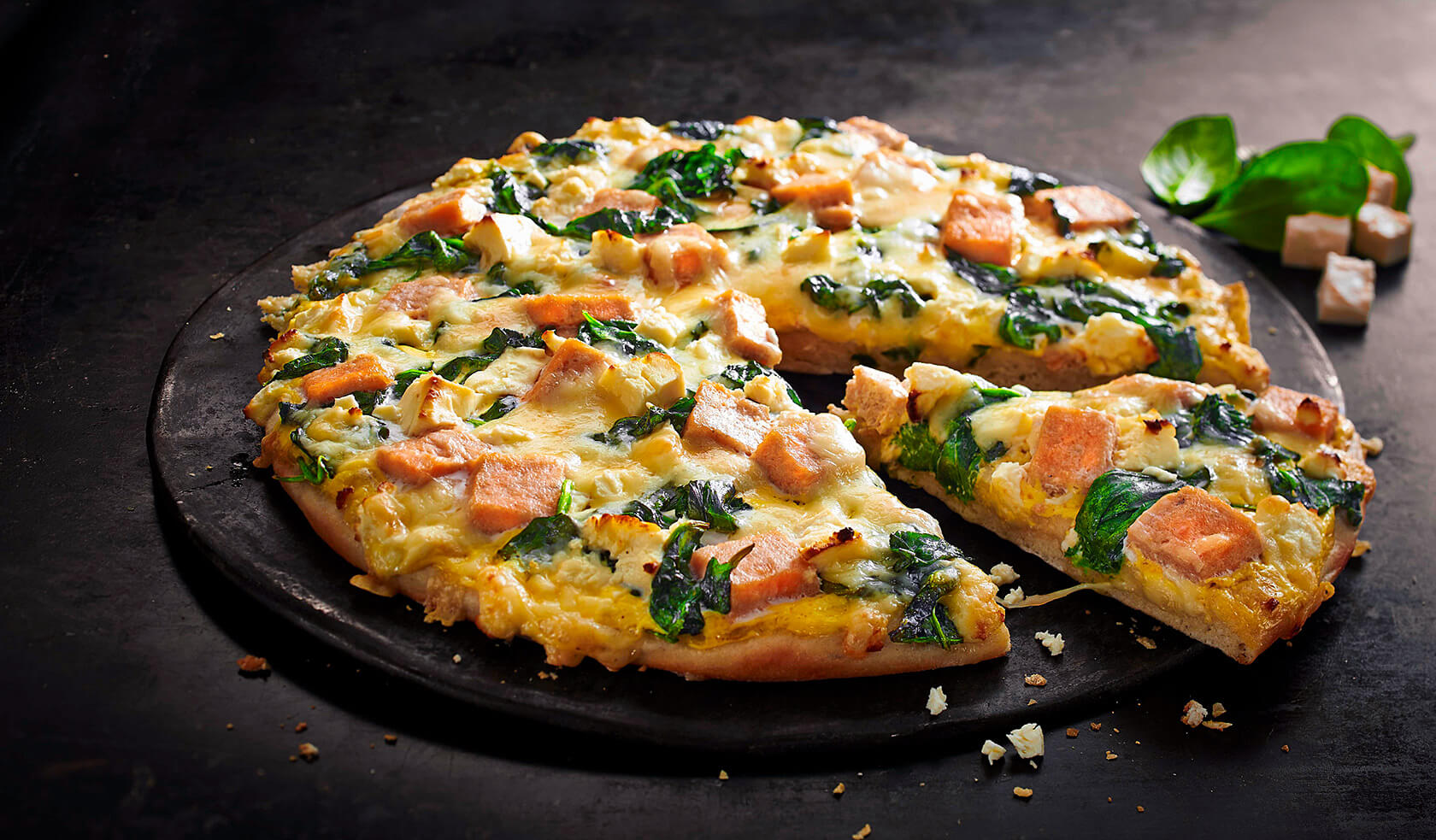 Pizza Lachs Gourmet