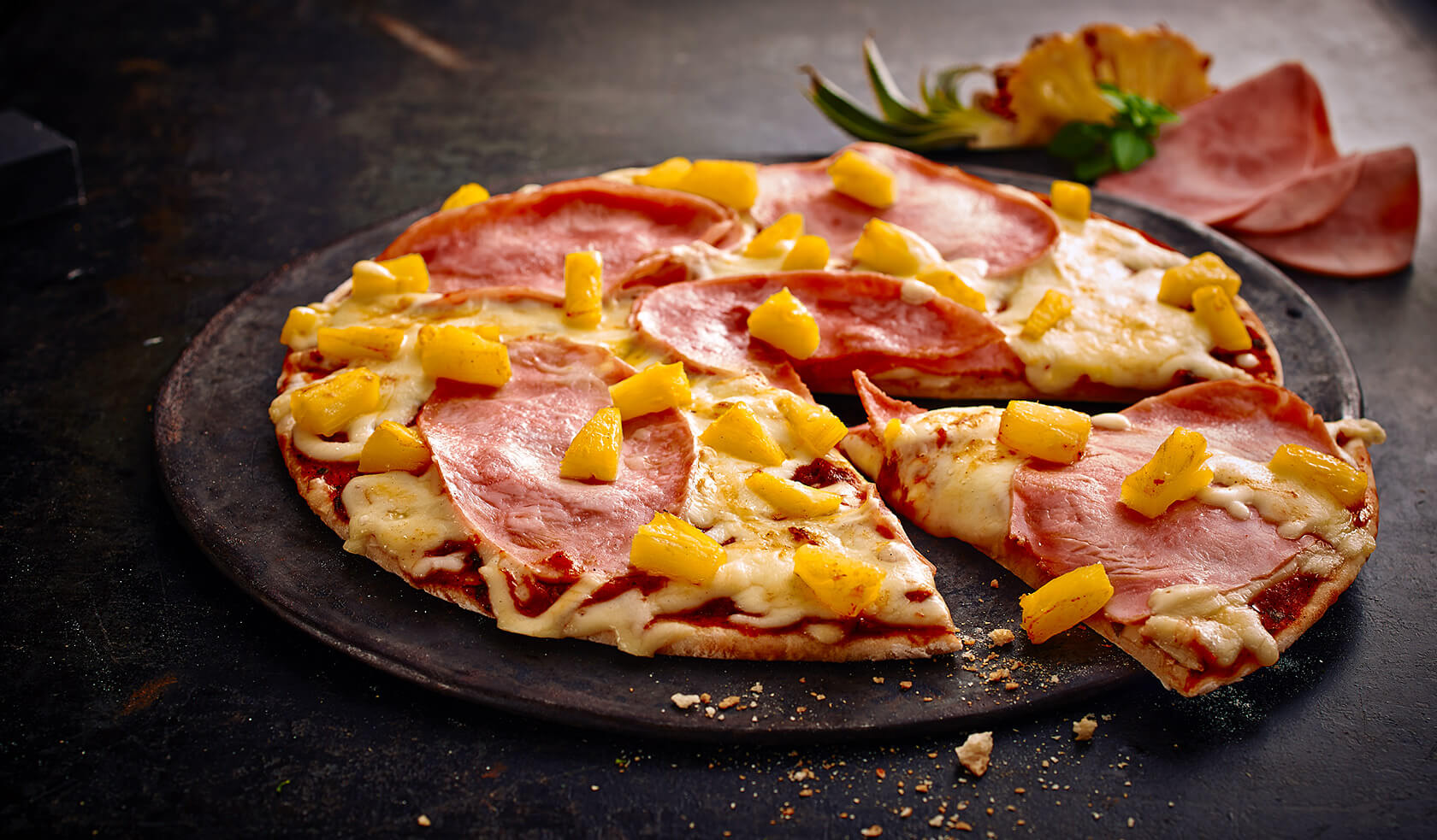 Pizza Schinken-Ananas